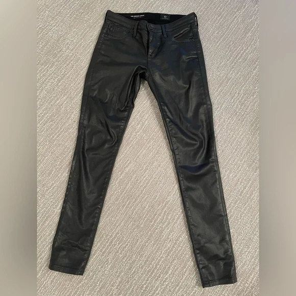 AG the legging ankle skinny leather jeans - Picture 2 of 14